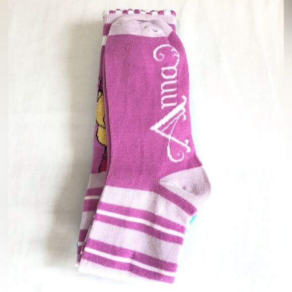 Disney Frozen Elsa & Anna Knee High Socks 2-Pair Set New Size Large - Picture 3 of 5